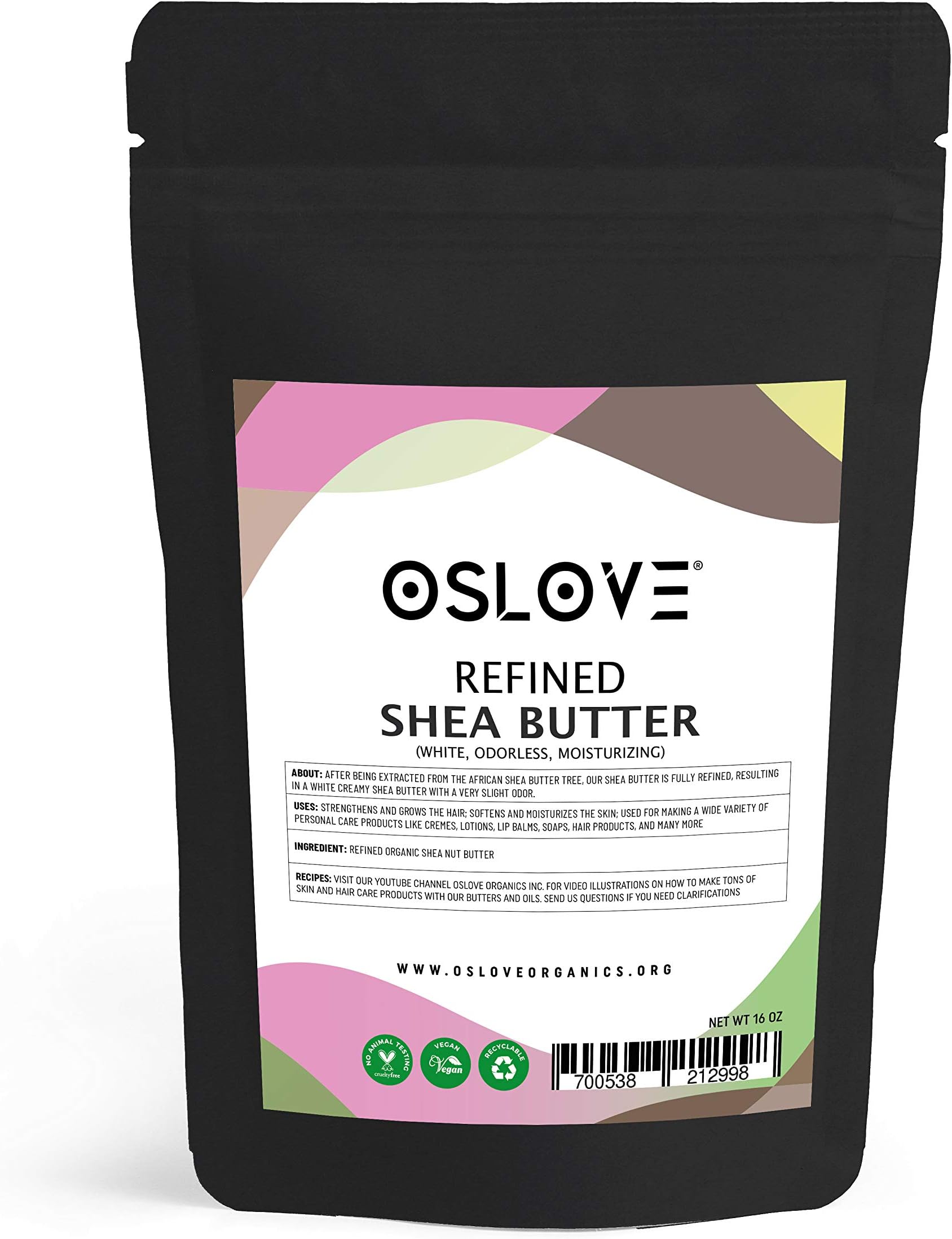 SHEA BUTTER-REFINED, 16 oz. Rich and Creamy (16)