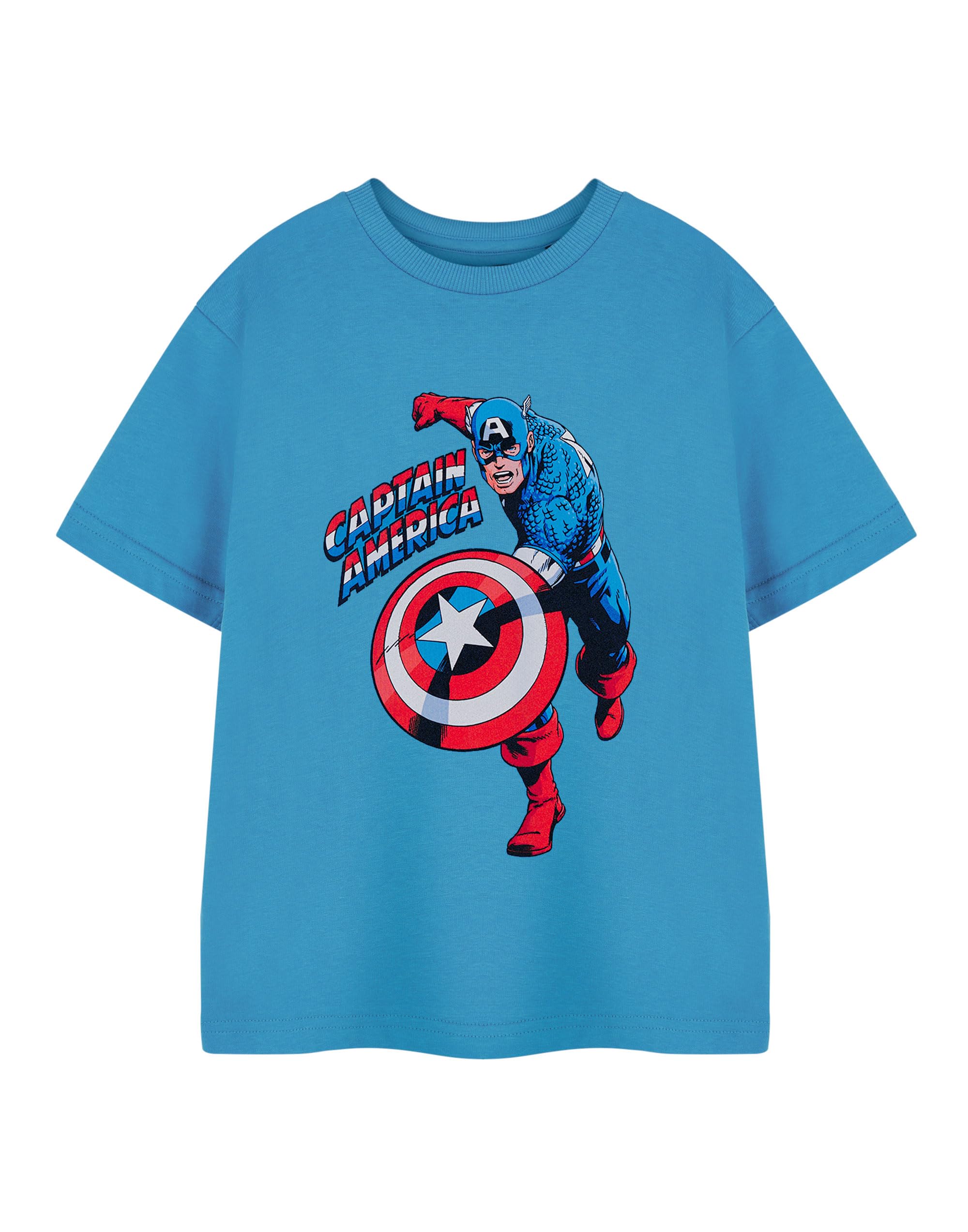 MarvelKids Boys T-Shirt | Graphic Tee for Kids Options|Short Sleeve Comics Apparel| Superhero Movie Merchandise Gift for Children & Teens