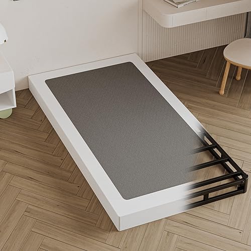 Miniatura 11 de Somier para Cama Queen de 10 Pulgadas - Somier de Servicio Pesado Base de Colchón de Metal con Cubierta de Tela, Sin Ruido, Fácil Montaje,