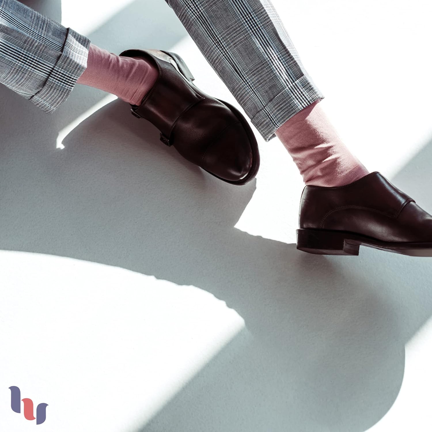 Hugh Ugoli Men's Rayon Derived from Bamboo Dress Socks for Business & Trouser, Thin & Seamless Crew Socks, 4 Pairs Size 8-12 - Image 5