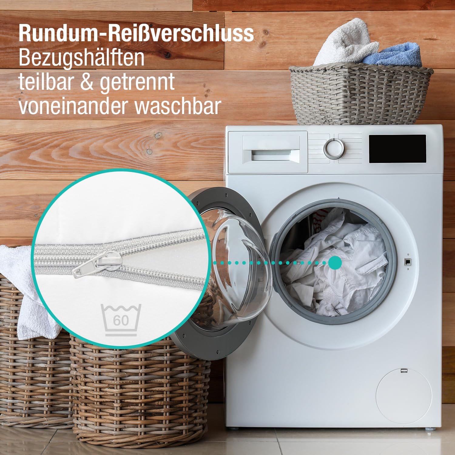 BeCo Matratzen GmbH & Co. KG Ergonomische 7 Zonen Kaltschaummatratze / 200 x 200 cm / H2 & H3 / 15 cm/Made in Germany / 90x200, 100x200, 140x200 und weitere Größen