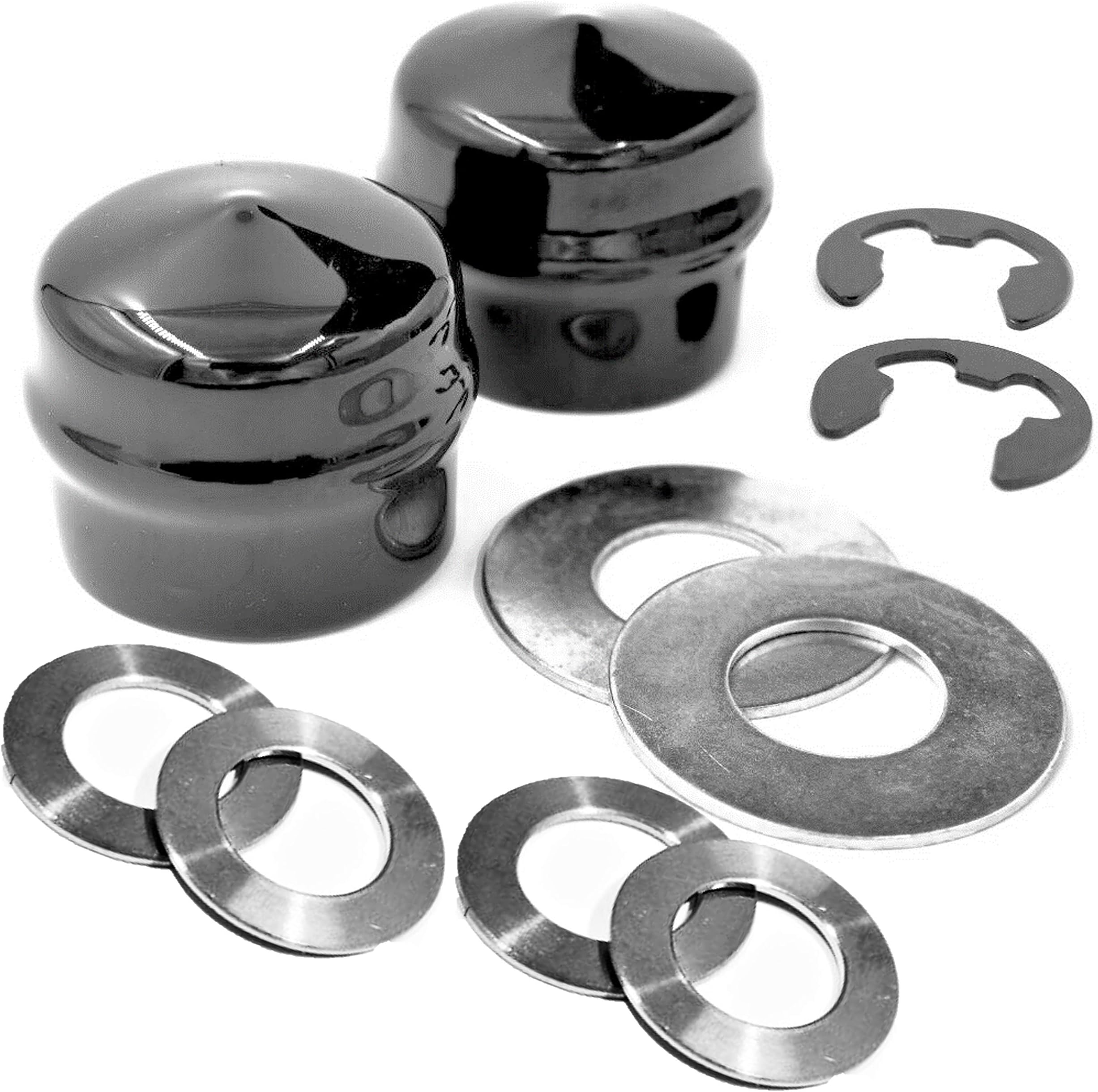 HD Switch Wheel Hardware Kit Compatible With Husqvarna Craftsman AYP Poulan Huskee Jonsered 532188967 532121749 812000029 121748X 121749X 583512801 532436874 12000029 -Thrust Washers EClips & Hub Caps