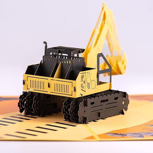 Miniatura 6 de DEVINE - Tarjeta desplegable con sobre (8 x 6 pulgadas), tarjeta de cumpleaños 3D para niños, nietos, tarjetas de felicitación desplegables,