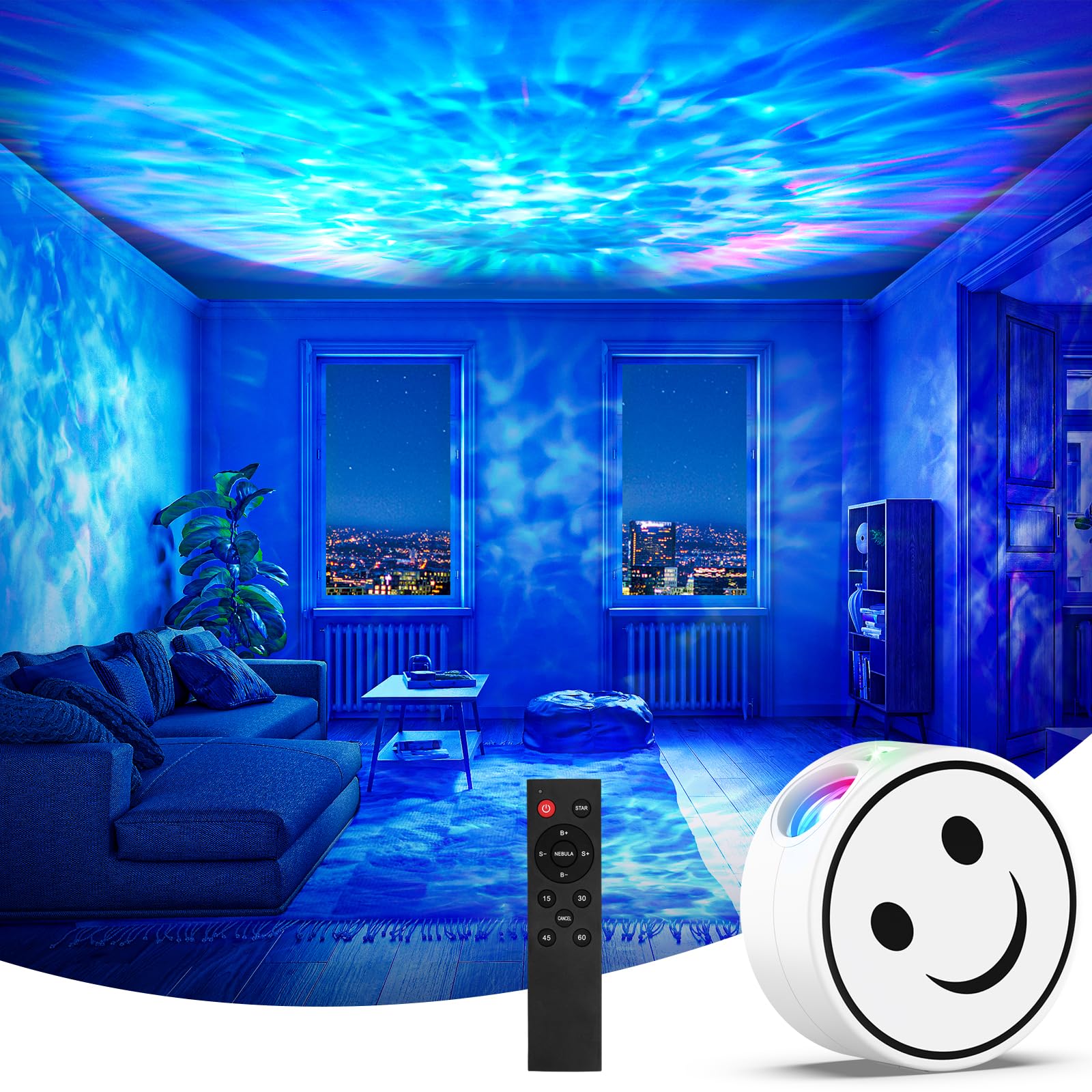 Galaxy Star Projector with Timer Remote Control Night Light for Bedroom Kids Room Christmas Birthday Gifts for Adults Teens
