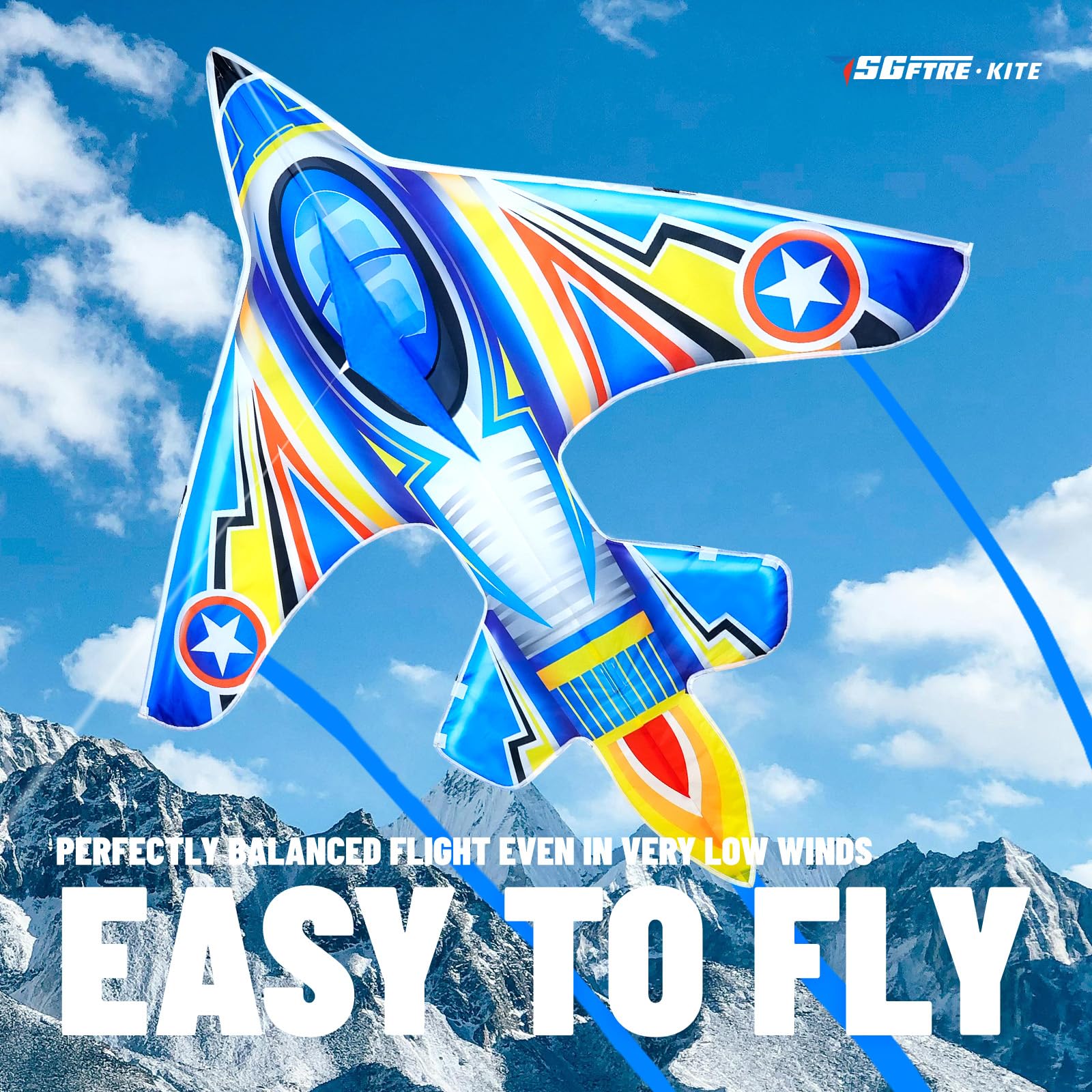 Aeroplane Kite for Children and Adults - Image 3