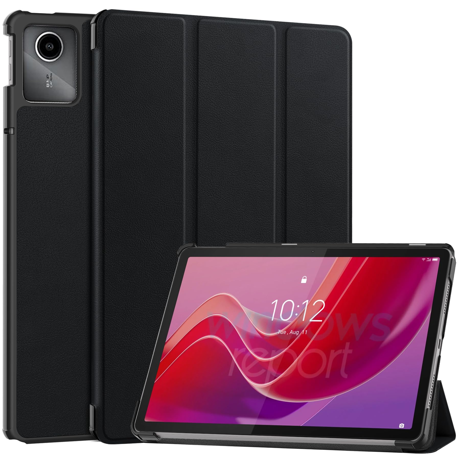 XunyLyee Cover Protettiva per Lenovo Tab M11 2024 11 Pollici Custodia, Nero