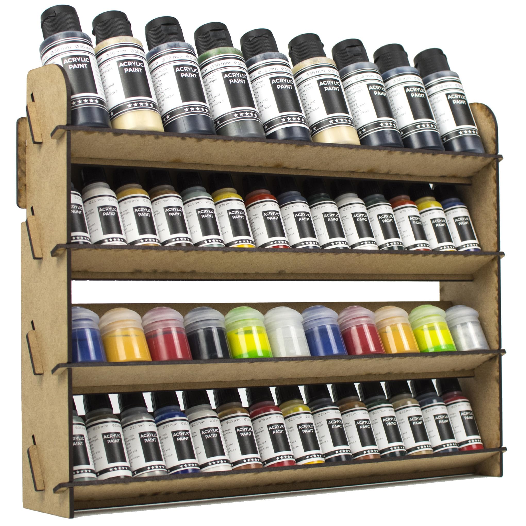 PROSCALE Porta colori acrilici per modellismo Organizer Espositore Universal