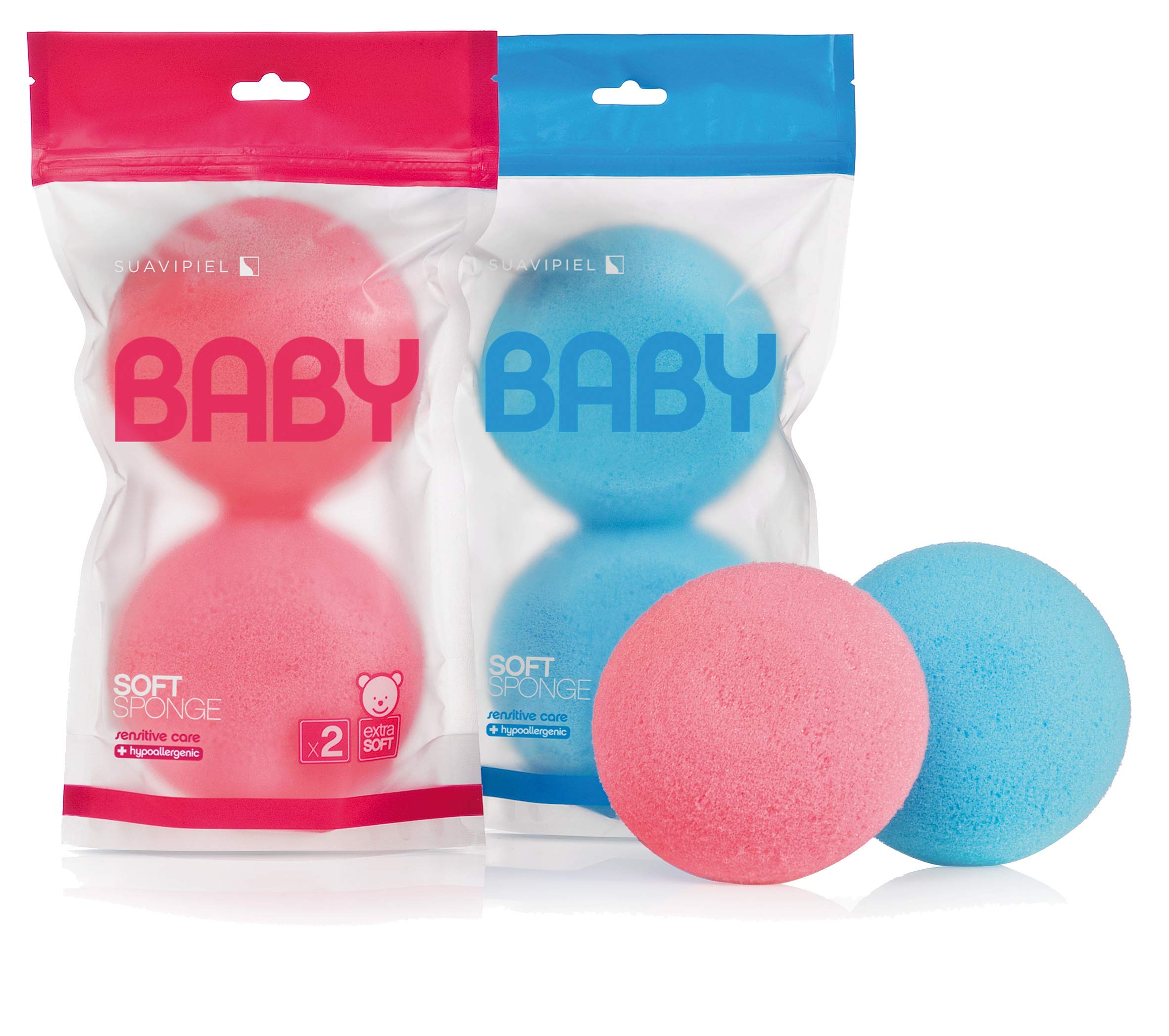 20 Esponjas Soft especiales para el cuidado de la piel sensible del bebé en cada baño