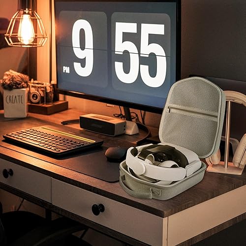 Miniatura 5 de Geekria Shield - Funda de transporte de viaje compatible con Oculus Quest 2 Quest 3 VR accesorios de auriculares y controladores para juegos, bolsa