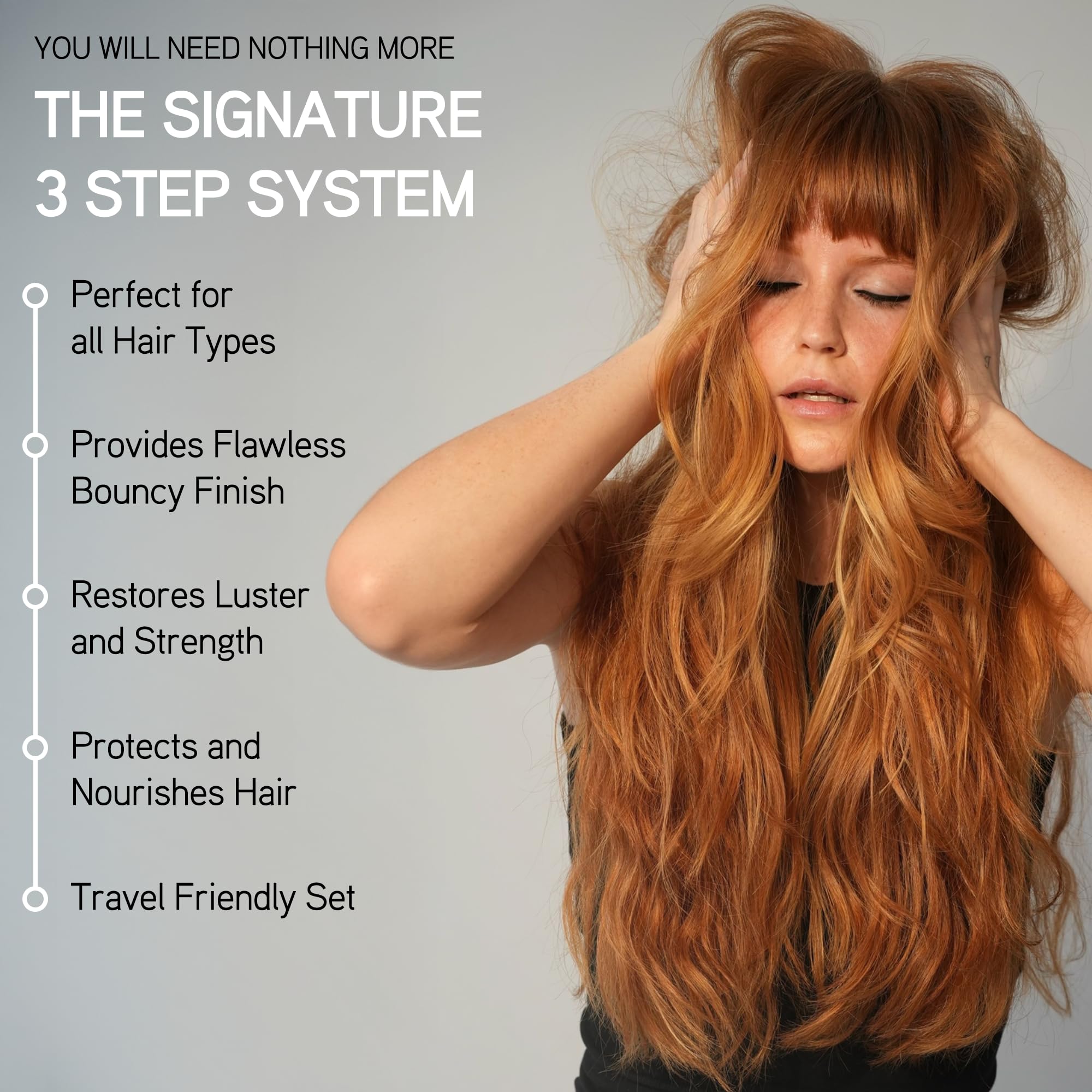 Iles Formula Ensemble mini signature : shampooing, après-shampoing et sérum de finition