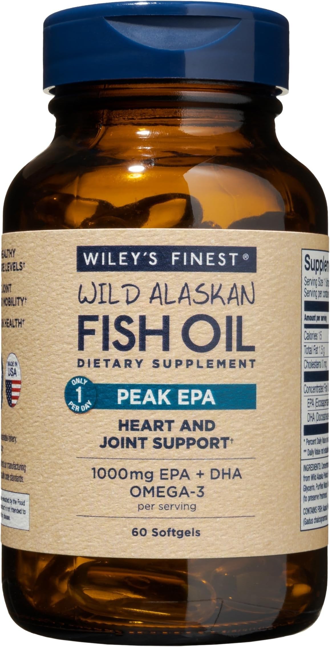 Wiley's Finest Peak Epa Softgels 60'S