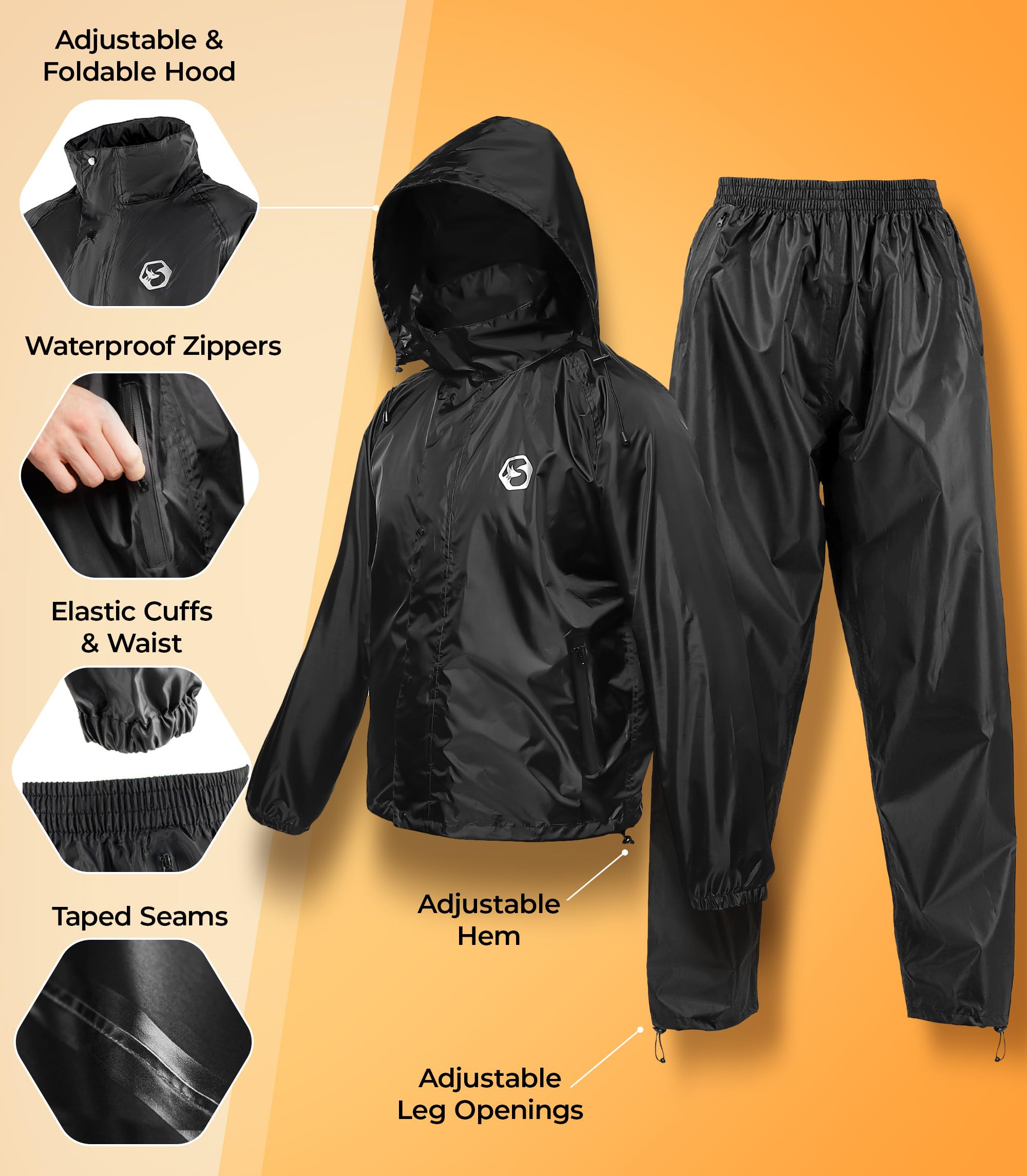 Foxelli Unisex Windbreaker Windbreaker
