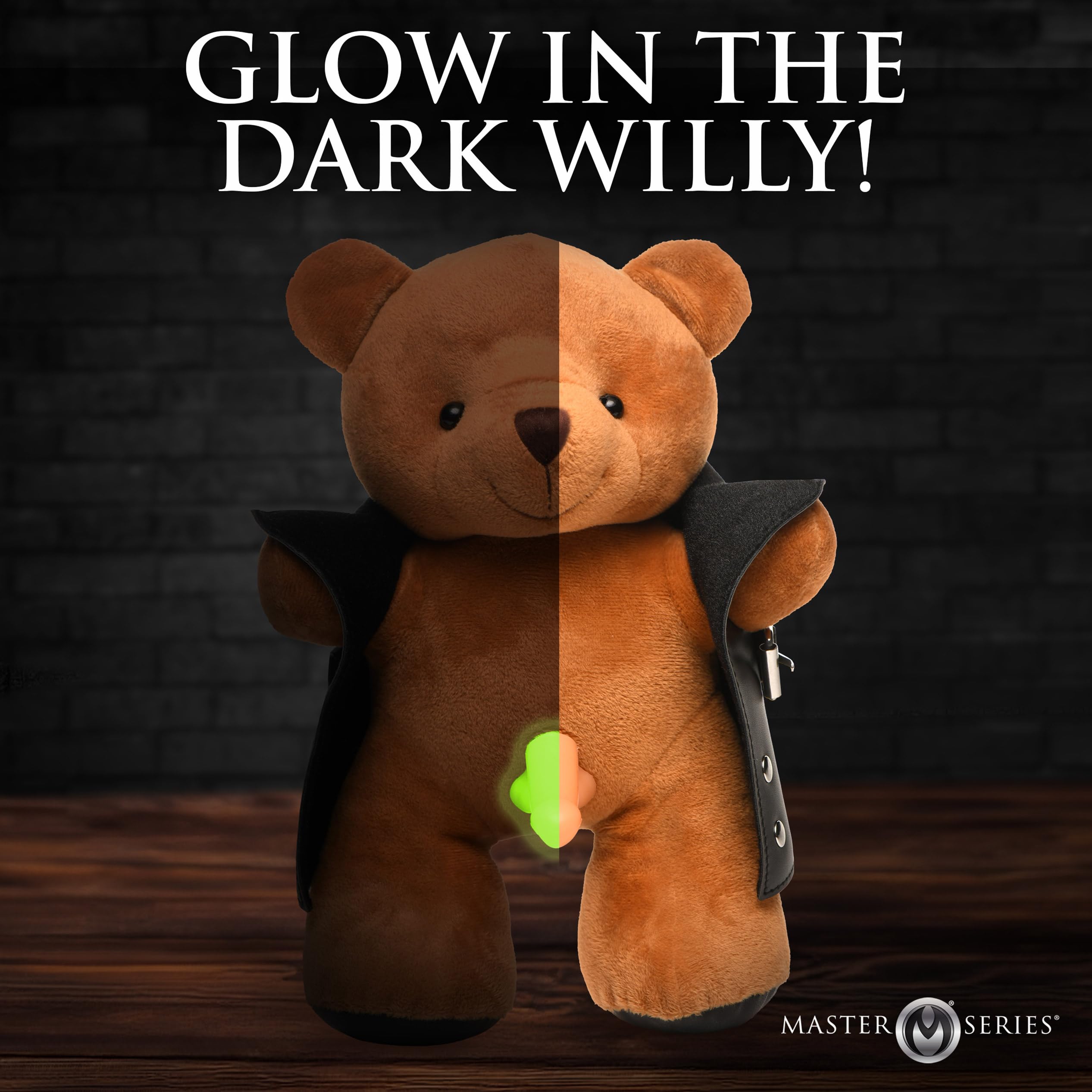 MASTER SERIES Glow Show Bear Exhibitionist Teddy Bear, Great Gag