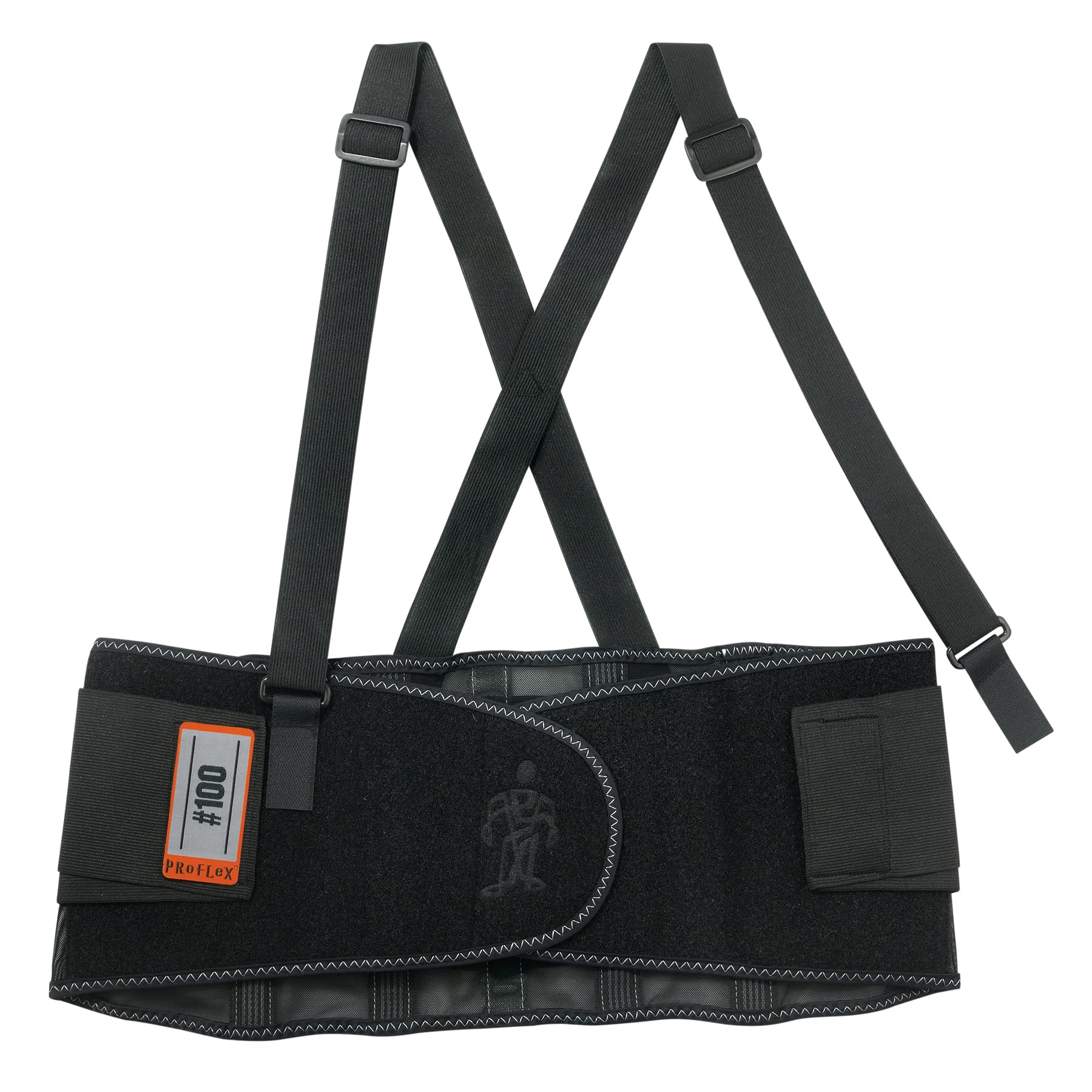ProFlex 100 - Cinturón lumbar (tamaño: XS), color: negro