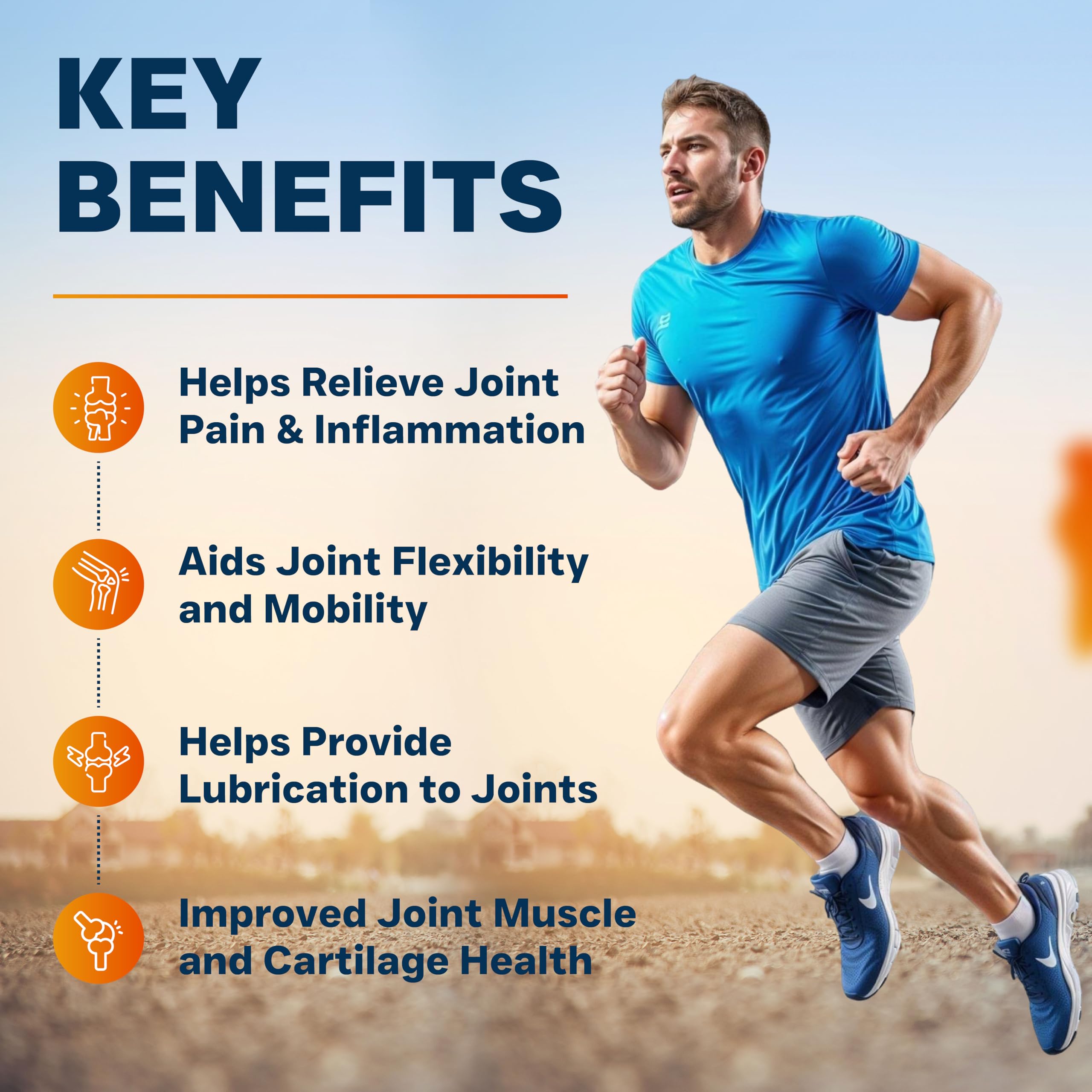 Nature’s Island Glucosamine Capsules support joints, cartilage & muscles with Glucosamine 1500mg, Chondroitin, MSM, Collagen, Calcium & D3. Relieves joint pain & boosts mobility, 120 capsules. — Amazon image 3