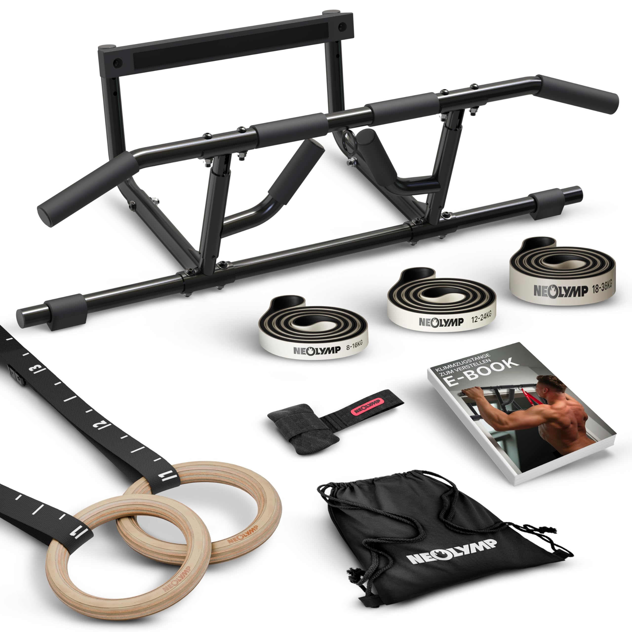 NEOLYMP Calisthenics Set Profi Calisthenics Equipment für Zuhause – Home Gym