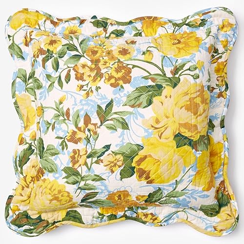 BrylaneHome Almohada cuadrada Florence - Floral Multi