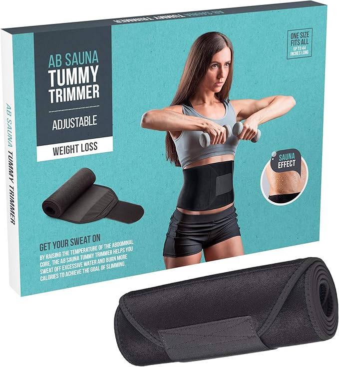 Feel Fit Unisex Waist Slimming Sauna Sweat Belt for Abs & Lower Back