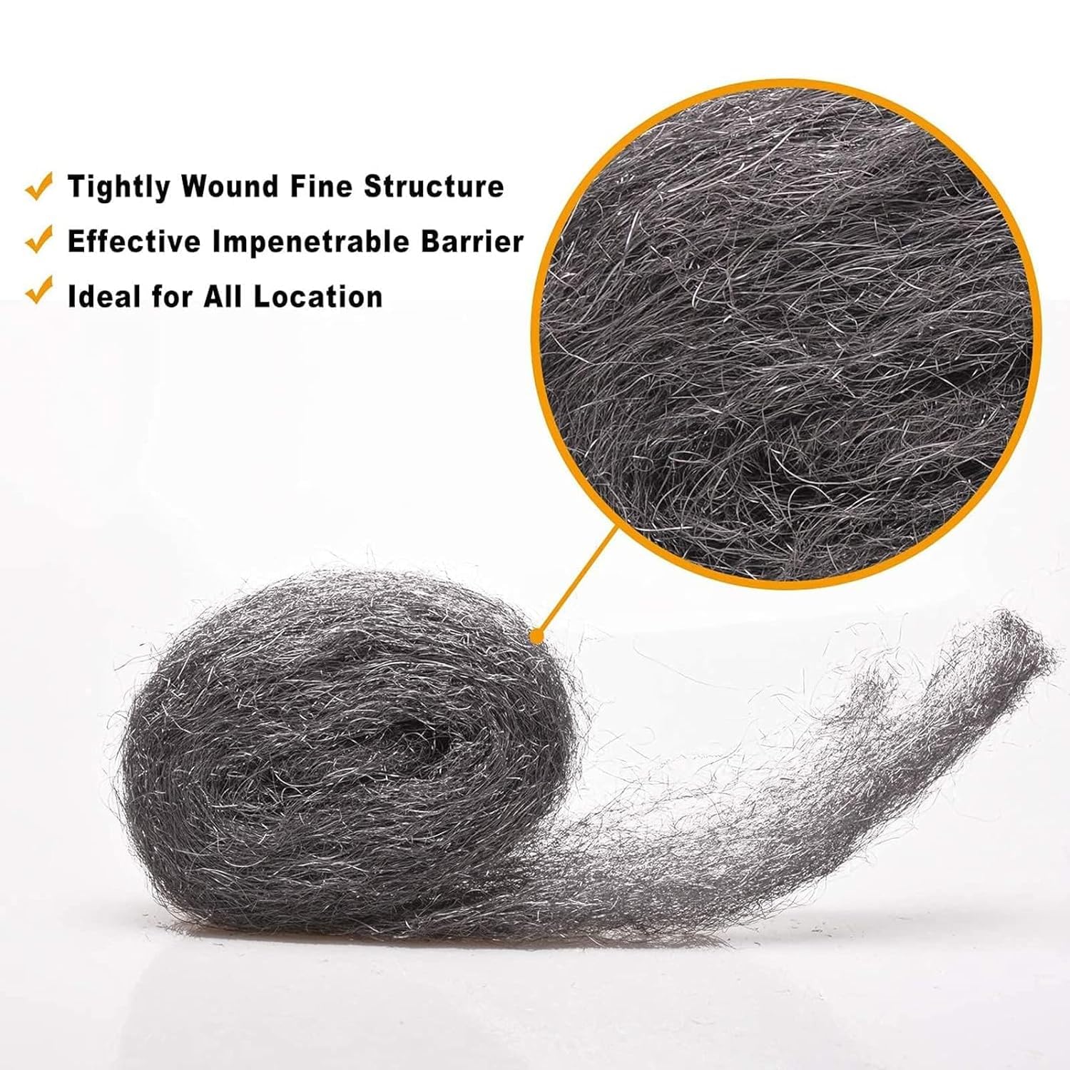 Lana D'Acciaio Grado 0000 Per Lucidatura, Con Guanti E Forbici - Anti Topi - Foto 3