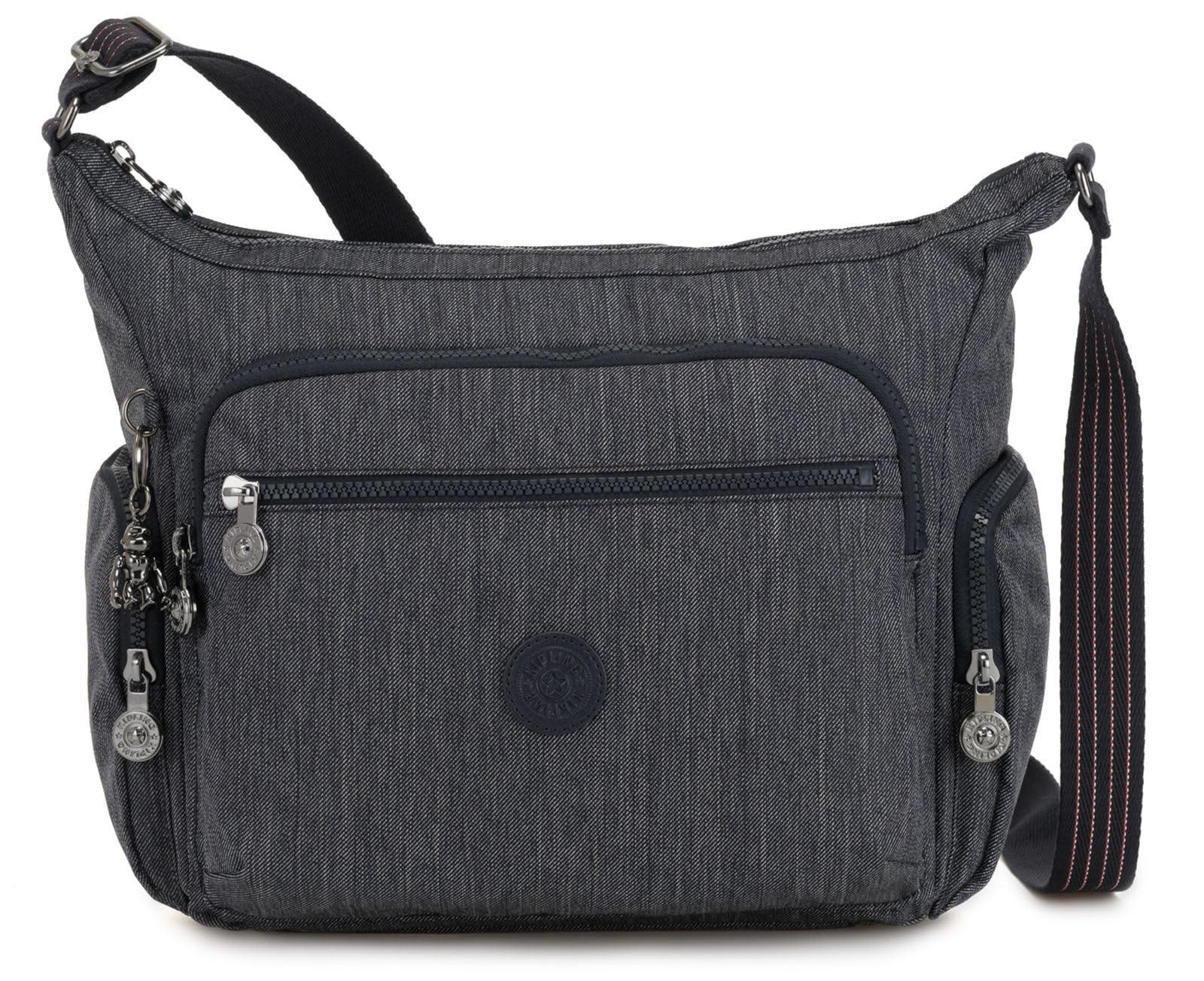 Kipling GABBIE Mittelgroße Umhängetasche, Active Denim (Blau)
