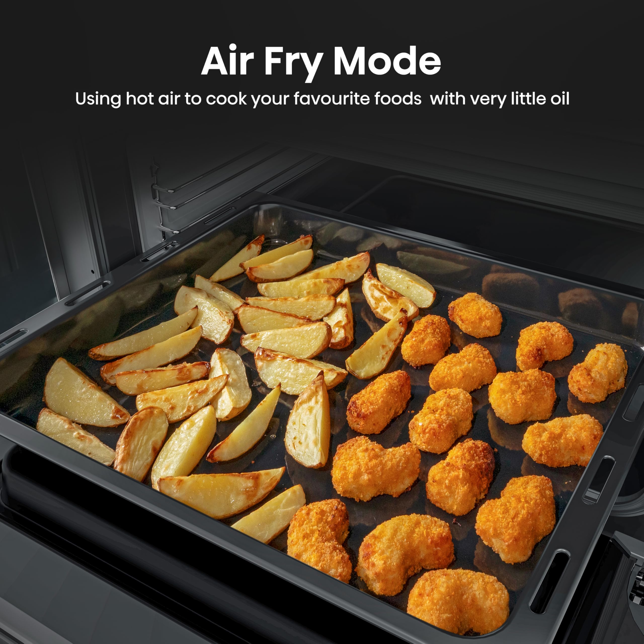 Hisense Hi6 Max 60cm Electric Cooker with Ceramic Hob HDCEC6C20W - White - A Rated — view 7