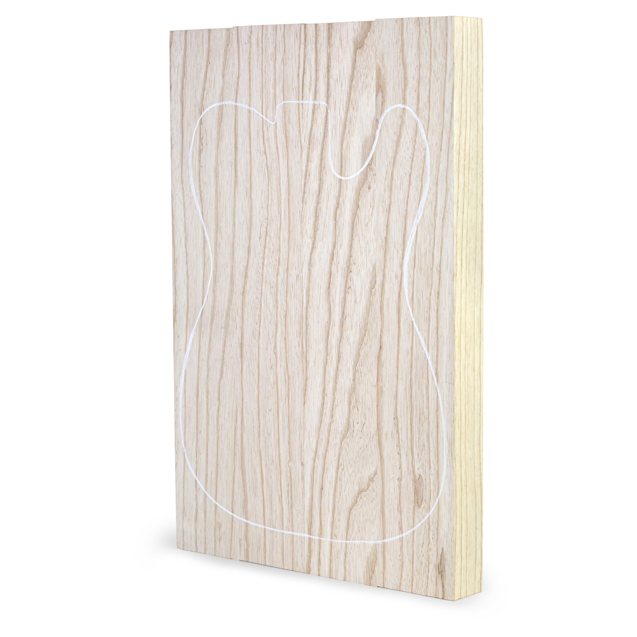 StewMac Swamp Ash Electric Guitar Body Blank, 4-Piece
