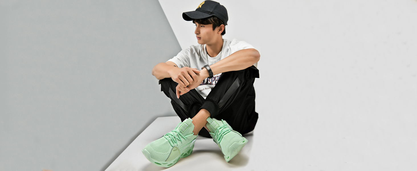 Morbuy Verde Scarpe Antinfortunistiche con Punta in Acciaio, Mesh Uomo Donna Sneaker Comode Traspiranti Scarpe da Lavoro Sportive di Sicurezza Cantiere (36EU=230mm,Mimetico-Verde