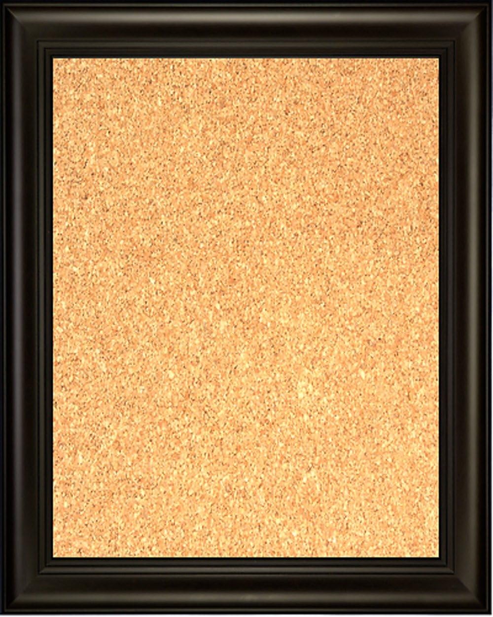 Framed Cork Board 24 x 36 - with Espresso Finish Frame with Triple Step Lip