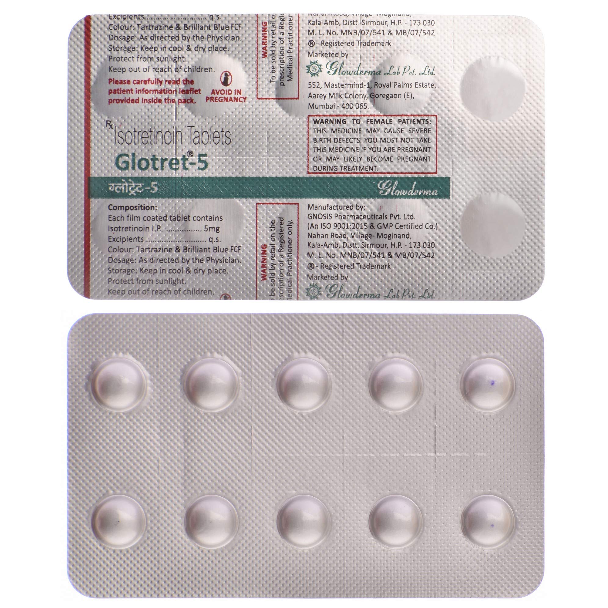 Glotret-5 - Strip of 10 Tablets