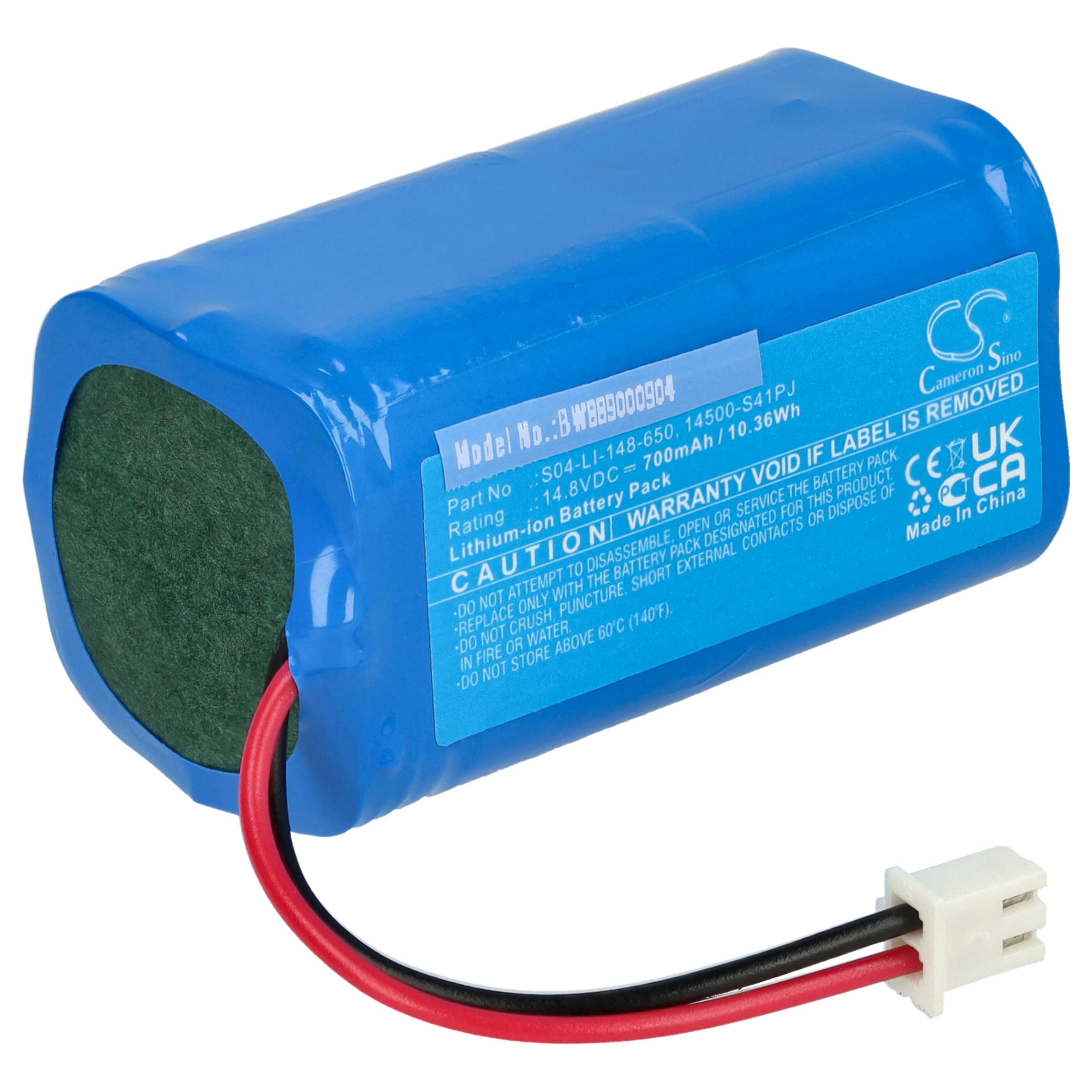 Vhbw Batterie Compatible Avec Ecovacs Winbot W836, W950, W920, W880, W830, W835, W850, W930, 880 Robot électroménager (700mAh, 14,8V, Li-ION