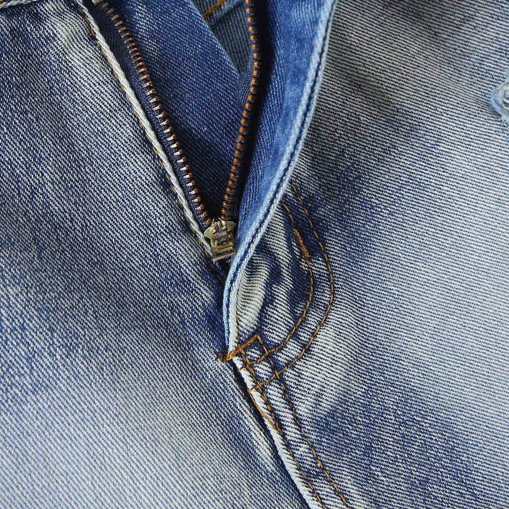 JJJ GCX- Lato Nowa Moda Damska Sprane Frędzle Szwy Denim Casual Szorty Seksowne (Kolor: Niebieski, Rozmiar: L)