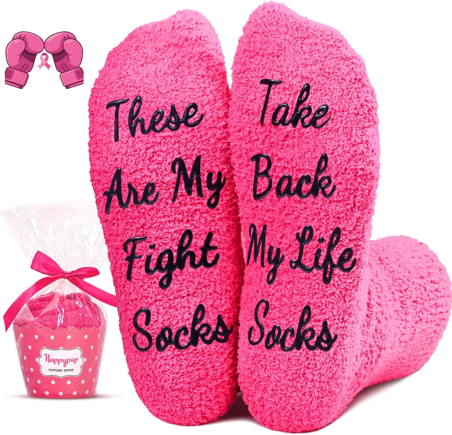 HAPPYPOP Doctor Nurse Gifts for Women - Breast Cancer Gifts, EMT Dentists Veterinarian Socks