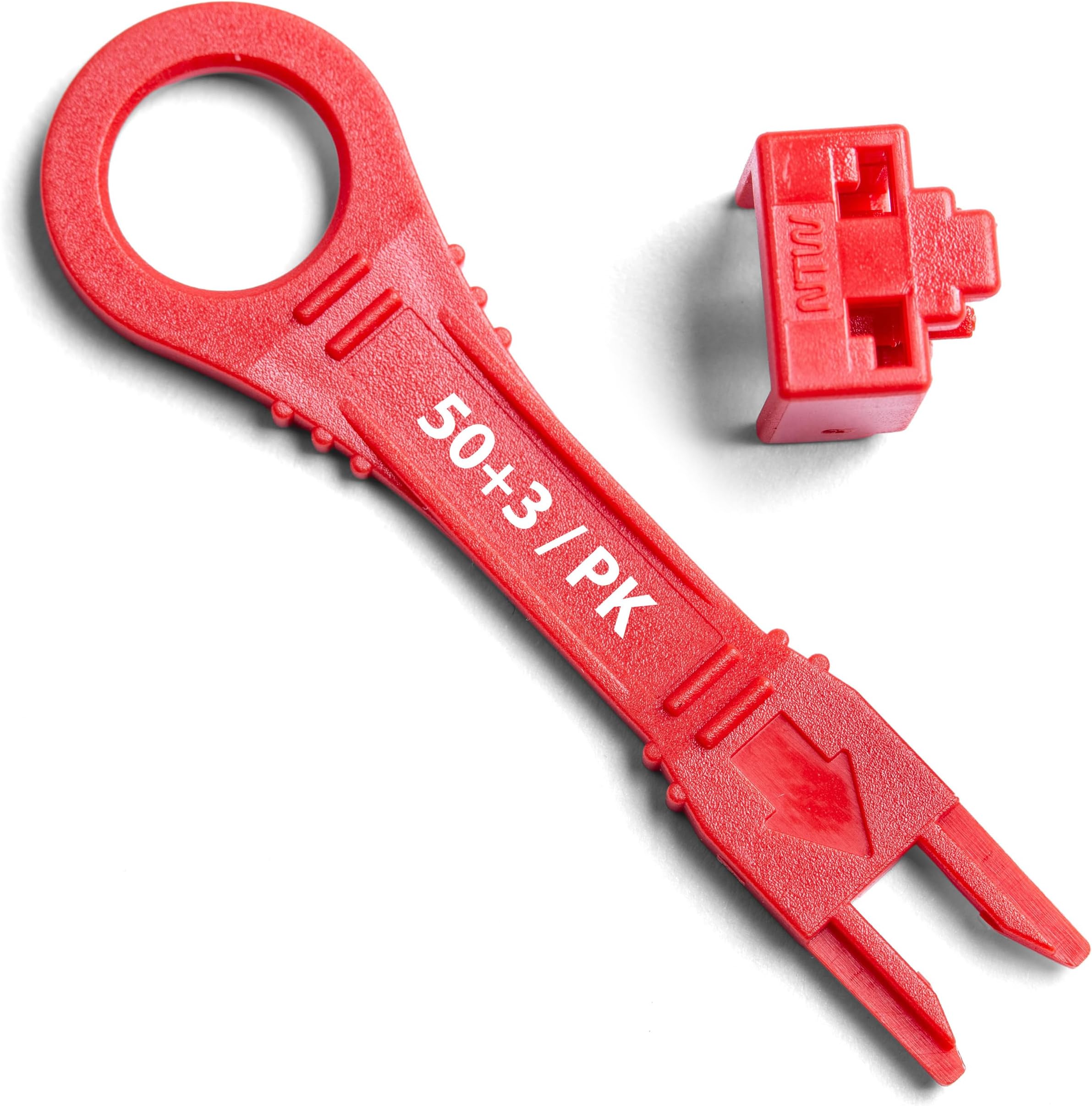 NTW RJ45 Port Blocker & Dust Cover, Network Port Lock, Ethernet Port Protector, LAN Cable Lock, Secure RJ45 Connector with Color Coded Keys, TAA Compliant, 50 Locks