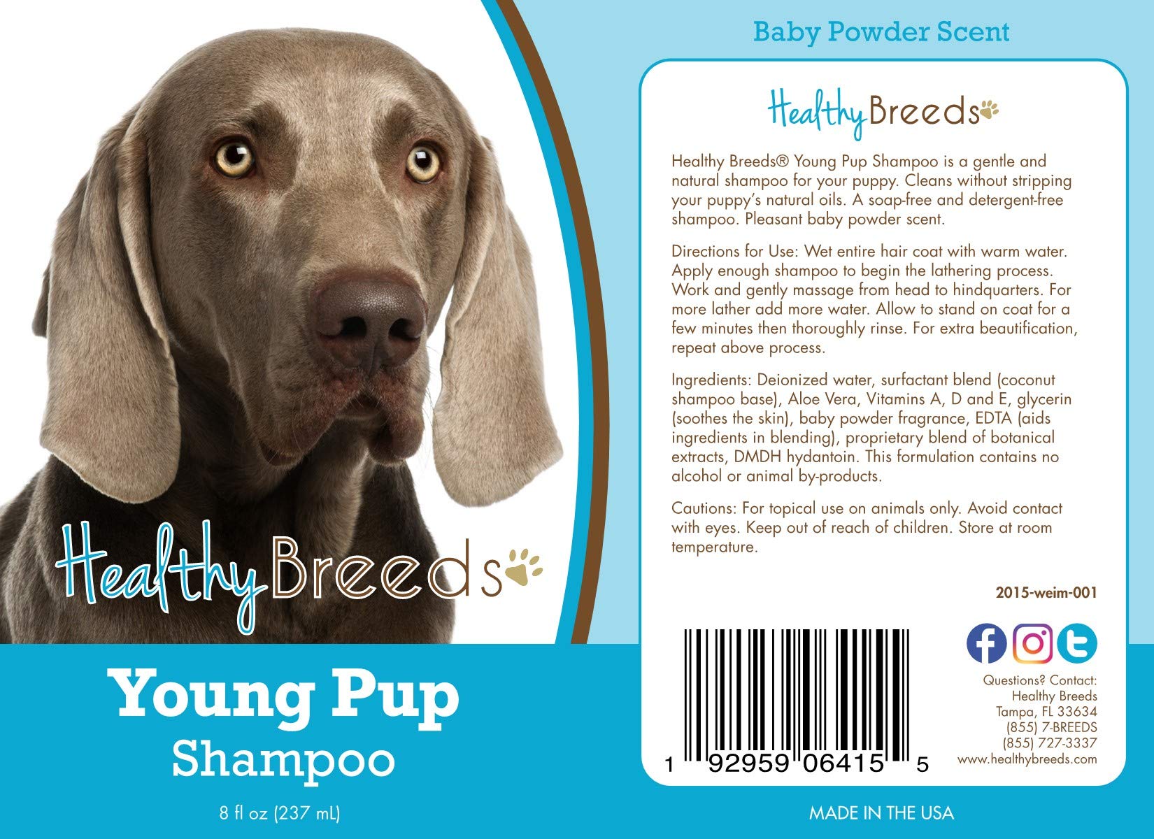 Healthy Breeds Basset Hound Hypo-Allergenic Shampoo 8 oz