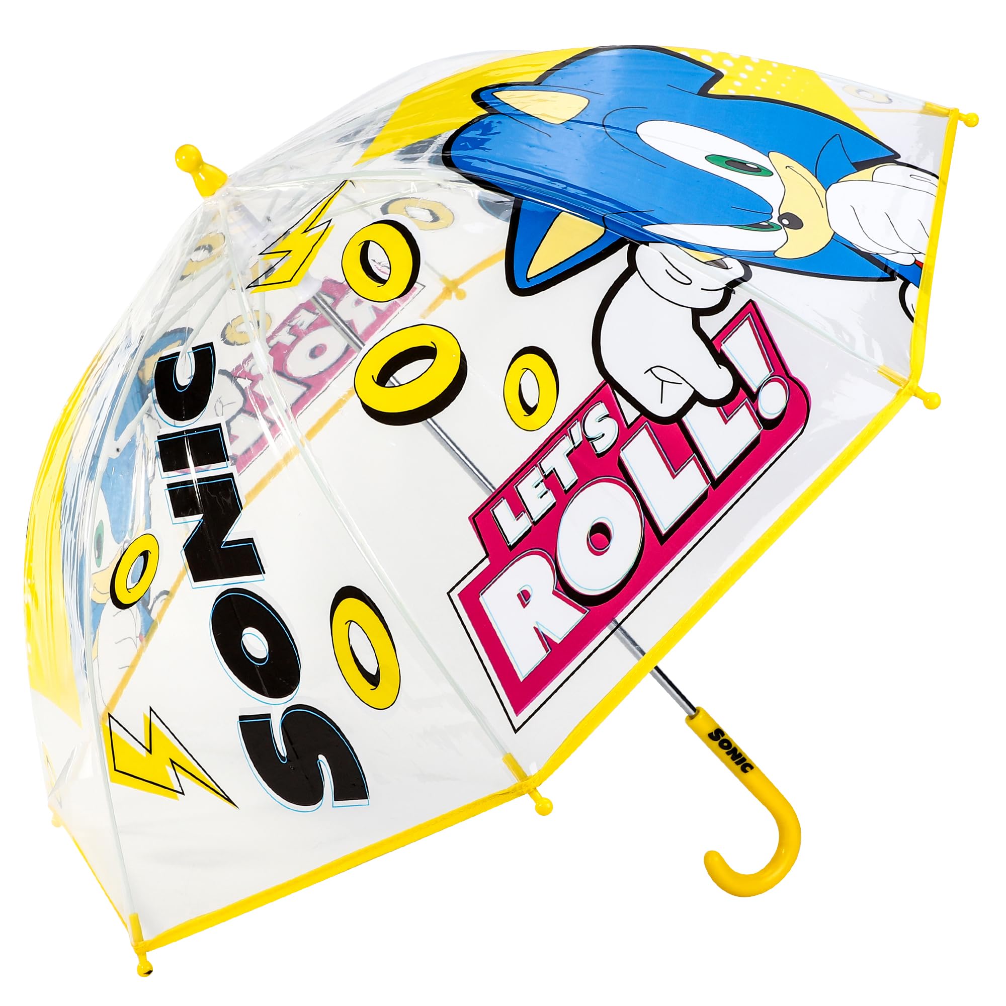 CERDÁ LIFE'S LITTLE MOMENTSCerdá Sonic the Hedgehog Dome Umbrella for Kids Childrens Boys Girls Brolly with Safety Opening