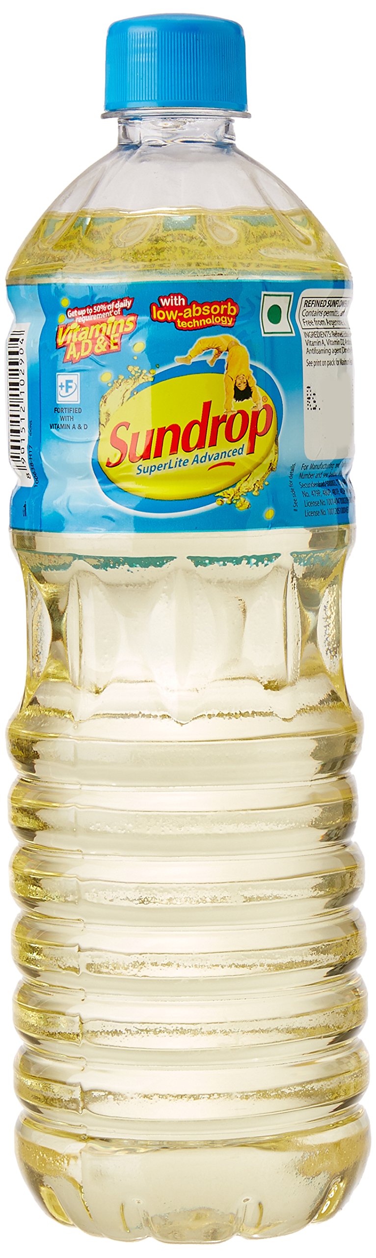 Sundrop Superlite Advanced Sunflower Oil, 850 g Pet Bottle