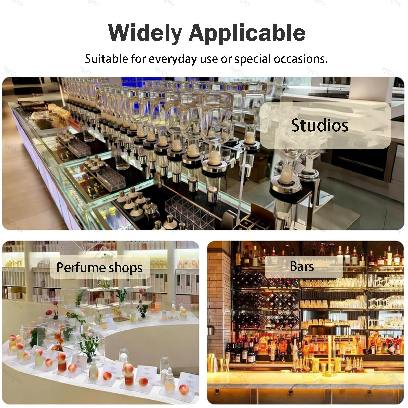 Stacja Dozownika Perfum, Profesjonalny System 6-Butelkowy, Ekspozycja na Ladę Side-by-side-200ML