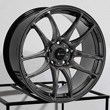 17x8 Vors TR4 5x114.3 35 Hyper Black Wheel Rim