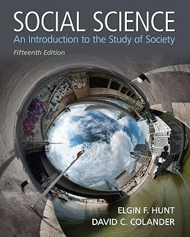 Social Science An Introduction to the Study of Society 15th Edition