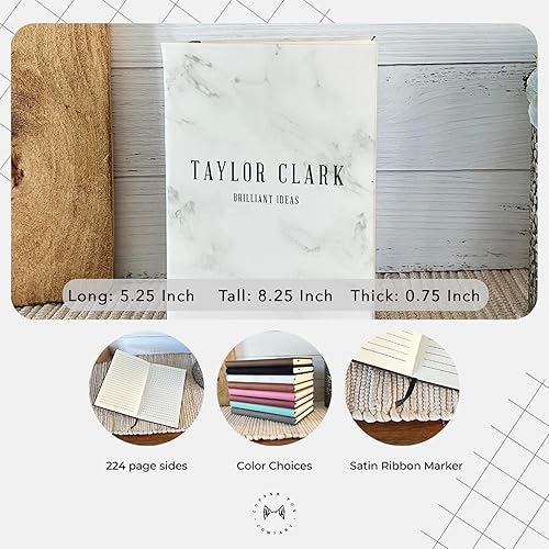 Vista 98 de Personalized Leather Journal for Her With Name Engraved Premium Quality Custom Journals & Leather Notebooks, Diary, Work Notebook Perfect Gift