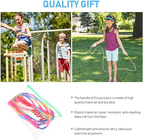 Miniatura 9 de BESPORTBLE Skipping Rope with Tpu Beaded Design Portable Fitness Jumping Rope for Adults Ergonomic Anti-slip Handles for Indoor Outdoor Exercise and