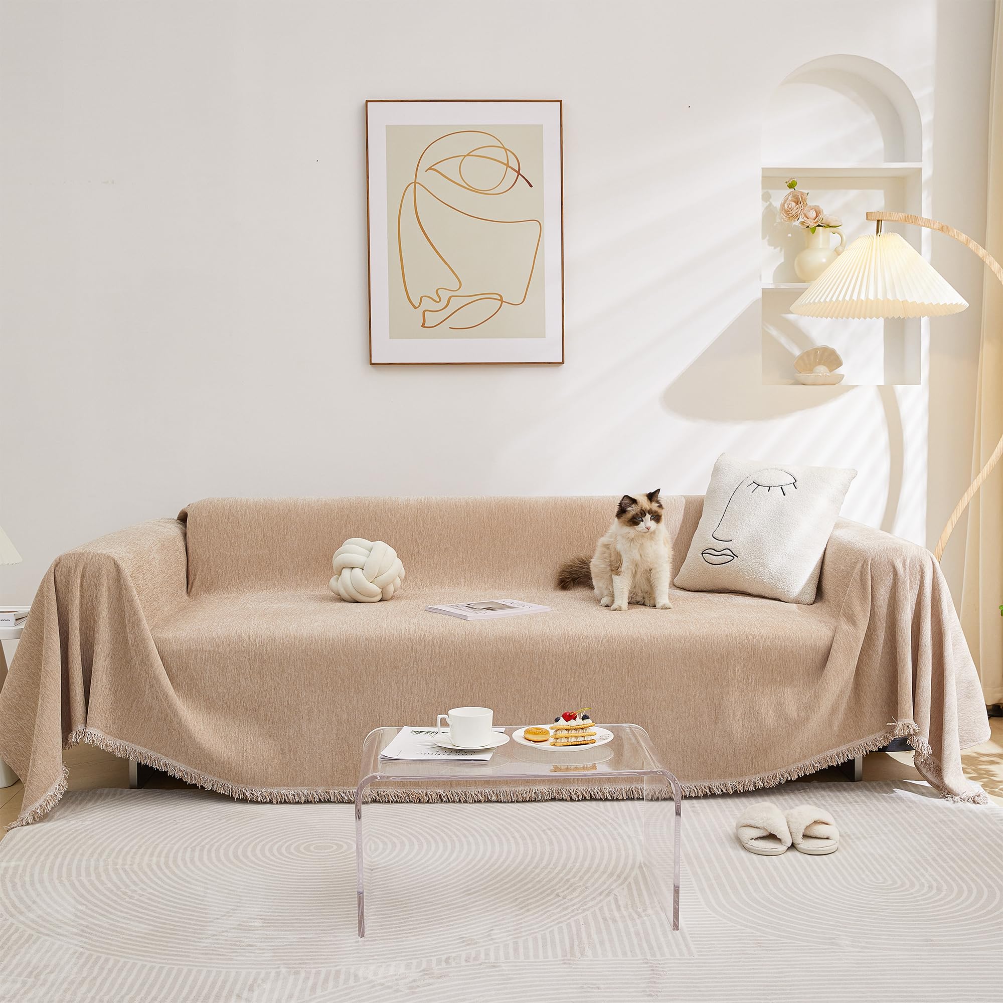 MEETSKY Sofa Covers Khaki