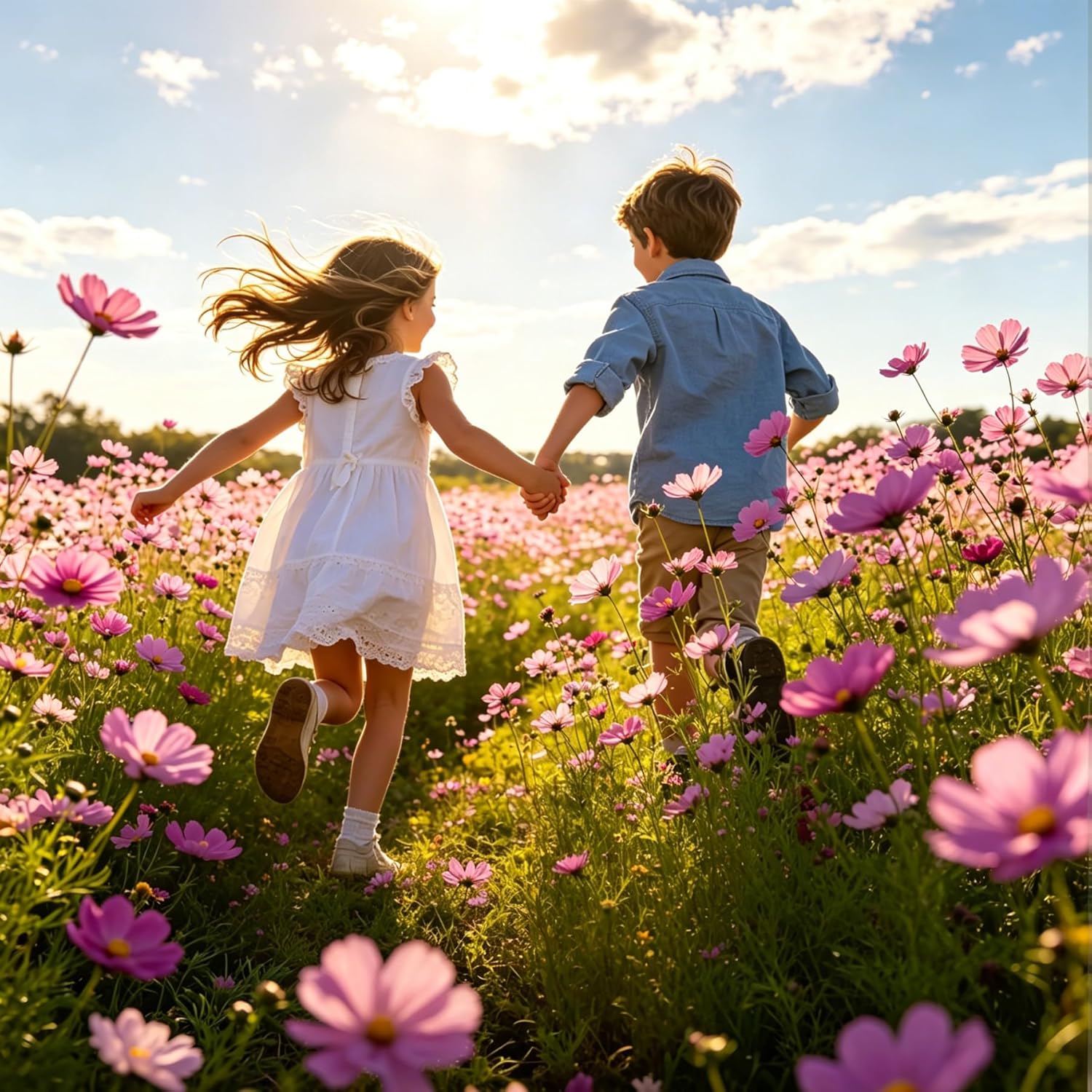LUOJIBIE Cosmos Seeds, 8500+ Mixed Colors Cosmos Seeds for 2026, High Germination Non-GMO Cosmos Flower Seeds for Planting, Wildflower Seeds for Planting Indoor Outdoor, Open Pollinated