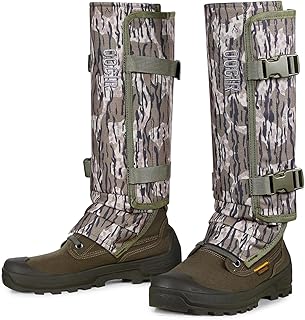 UIIHUNT Snake Gaiters, Waterproof Snake Chaps Snake Gaiter for Men Women, Adjustable Snake Bite Protection Snake Guards