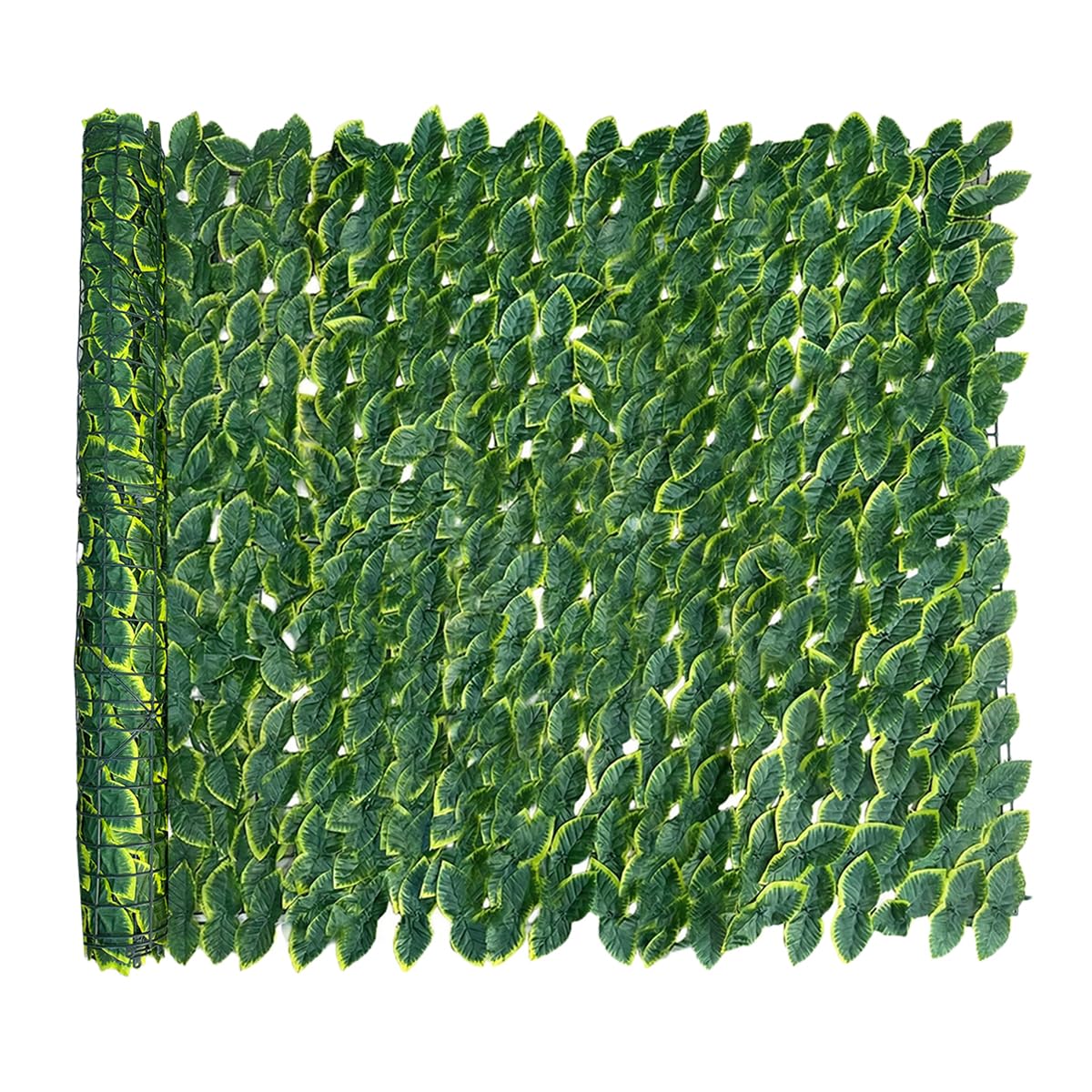 Artificial Ivy Privacy Fence Screen 3m x 0.5m, Fake Vine Leaf Hedges Panel Fences, Garden Fence Cover Privacy Artificial Wall Foliage for Privacy Protection, Garden, Balcony
