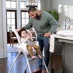 Ingenuity Trio Foldaway chaise haute bébé 6-en-1, 6 façons de l'utiliser, chaise pour tout-petit, jambes pliables, 6M-5Y