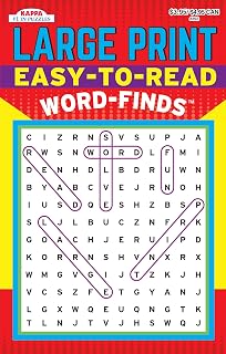 Easy to Read Word-Finds Word Search Puzzle Book