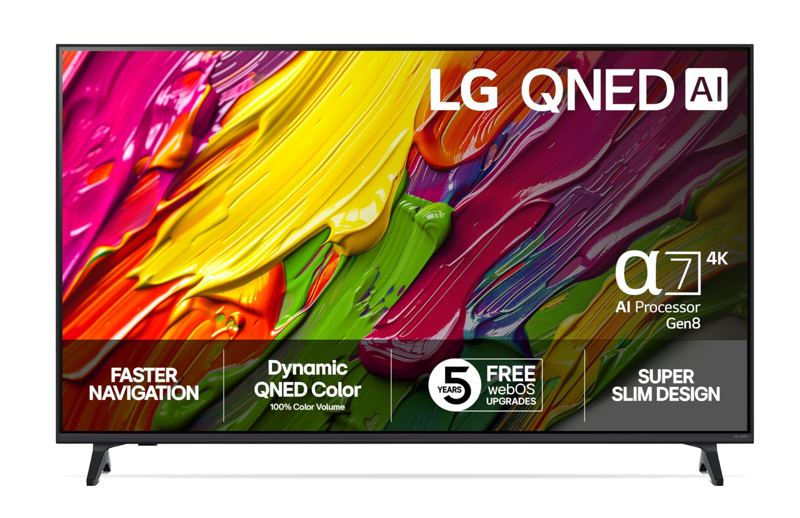 LG QNED TV 50 Zoll – 4K Smart TV mit α7 Gen8 AI Prozessor