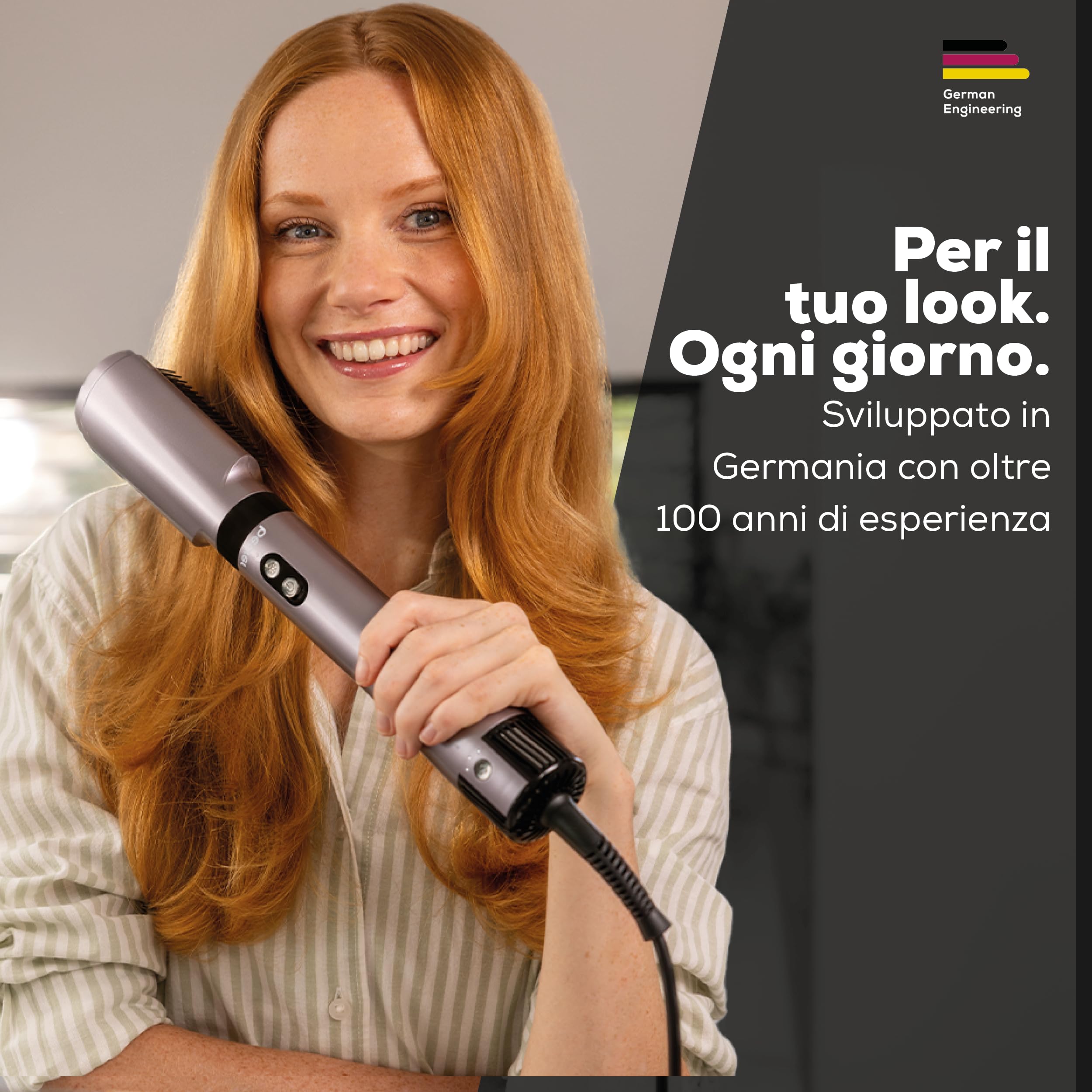 Beurer HT 110 Airstyler 5 in 1, Styler multifunzionale per capelli per boccoli, lisciatura e volume, styling delicato per tutti i tipi di capelli, ceramica-tormalina, tecnologia agli ioni, 5 accessori