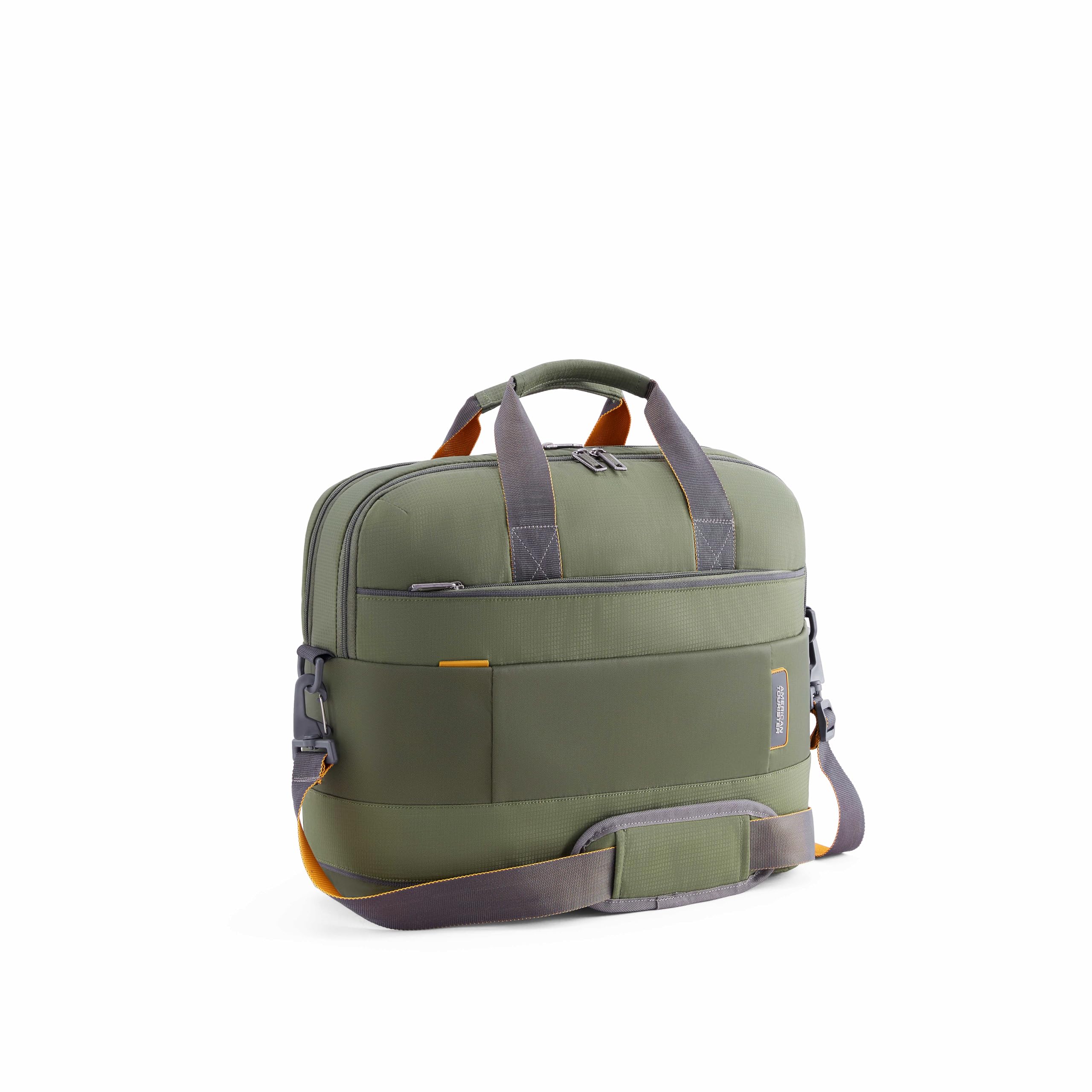 american tourister Urban Biz | 14 Ltrs | 2 Compartments | Detachable & Adjustable Strap | Medium Briefcase | 1 Year International Warranty | Green-picture-11